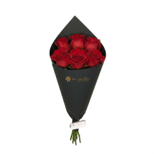 Ramo por 6 Rosas en Cono