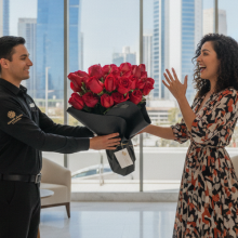 Exclusivo arreglo de 50 rosas Importadas