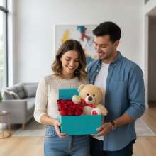 Box Tiffa 12 Rosa mas Oso Love